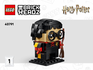 Bedienungsanleitung Lego set 40791 Brickheadz Figuren aus Harry Potter und der Feuerkelch