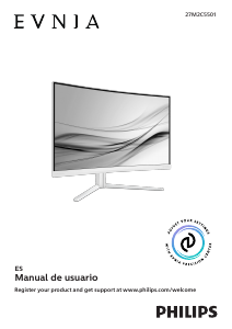 Manual de uso Philips 27M2C5501 Evnia Monitor de LED