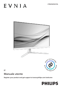Manuale Philips 27M2N3501PA Evnia Monitor LED