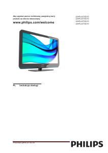 Instrukcja Philips 22HFL4373D Telewizor LED