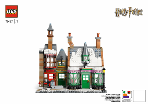 Manual Lego set 76457 Harry Potter Satul Hogsmeade – Ediție de colecție