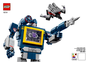 사용 설명서 레고 set 10358 Icons Transformers: 사운드웨이브
