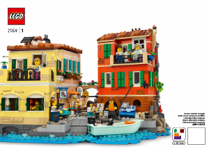 Rokasgrāmata Lego set 21359 Ideas Itālijas Rivjēra