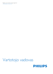Vadovas Philips 22PFK4209 LED televizorius