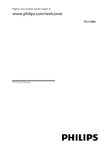 Mode d’emploi Philips 22PFL3108H Téléviseur LED