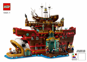 Használati útmutató Lego set 75640 One Piece Az úszó Baratie étterem