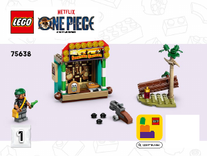 Használati útmutató Lego set 75638 One Piece Csata az Arlong Parknál