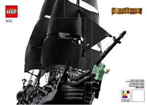 Käyttöohje Lego set 10365 Pirates of the Caribbean Kapteeni Jack Sparrow’n merirosvolaiva