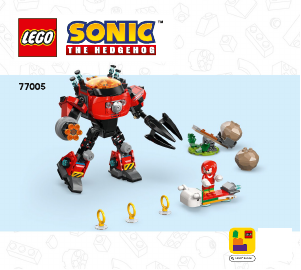 Brugsanvisning Lego set 77005 Sonic the Hedgehog Knuckles mod dr. Eggmans Egg Crusher-mech