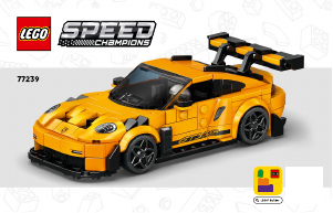 Посібник Lego set 77239 Speed Champions Суперкар Porsche 911 GT3 RS