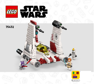 Manual Lego set 75432 Star Wars Nava de luptă stelară V-19 Torrent