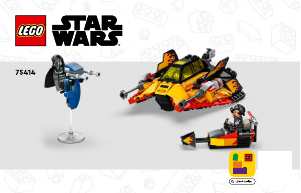 Manual Lego set 75414 Star Wars Snowspeeder înflăcărat