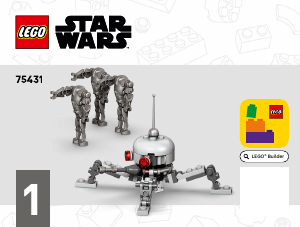 Manual Lego set 75431 Star Wars Pachet de luptă Soldați clonă din unitatea stelară 327