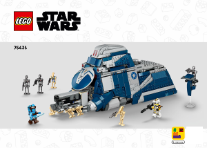 Manual Lego set 75435 Star Wars Vehiculul MTT al separatișilor din Bătălia de pe Felucia