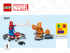 Brugsanvisning Lego set 76317 Super Heroes Peter Parkers lejlighed