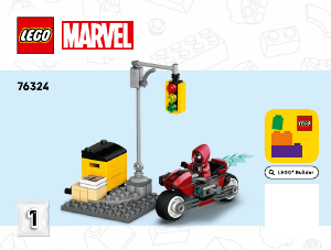 Bruksanvisning Lego set 76324 Super Heroes Spider-Man mot Oscorp