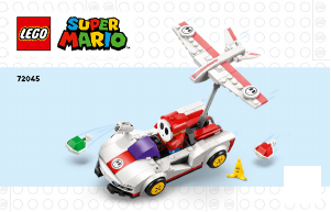 Manual Lego set 72045 Super Mario Mario Kart – Shy Guy & P-Wing