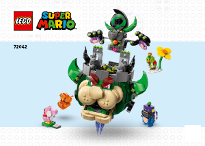 Návod Lego set 72042 Super Mario Princ Florian a Castle Bowser