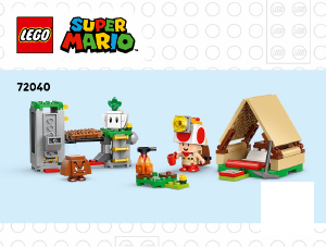 Посібник Lego set 72040 Super Mario Табір Captain Toad