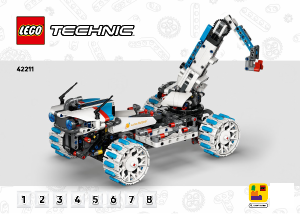 Mode d’emploi Lego set 42211 Technic Véhicule lunaire Lunar Outpost