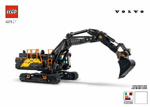 Mode d’emploi Lego set 42215 Technic Pelleteuse Volvo EC500 hybride
