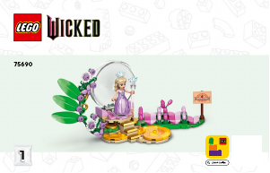 Manual de uso Lego set 75690 Wicked Glinda y Elphaba Visitan Munchkinland