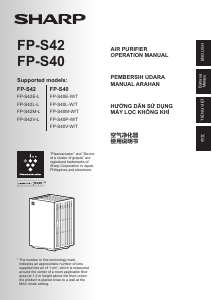 Hướng dẫn sử dụng Sharp FP-S40V-W Máy lọc khí