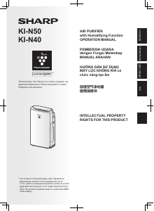 Hướng dẫn sử dụng Sharp KI-N40V-H Máy lọc khí