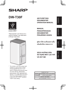 Hướng dẫn sử dụng Sharp DW-T30FV-W Máy hút ẩm