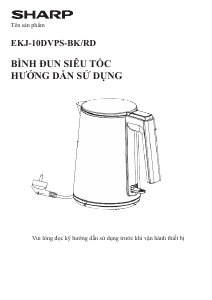 Hướng dẫn sử dụng Sharp EKJ-10DVPS-BK Ấm đun nước