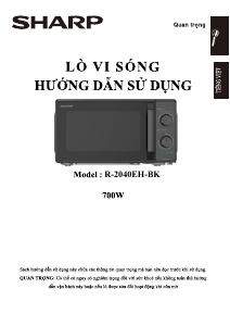 Handleiding Sharp R-2040EH-BK Magnetron