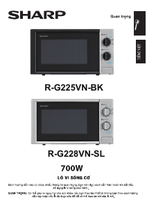 Hướng dẫn sử dụng Sharp R-G225VN-BK Lò vi sóng