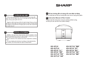 Hướng dẫn sử dụng Sharp KS-19TJVBC Nồi cơm điện