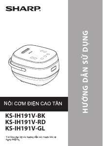 Bruksanvisning Sharp KS-IH191V-GL Riskokare
