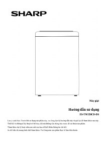 Hướng dẫn sử dụng Sharp ES-TM150CD-DS Máy giặt