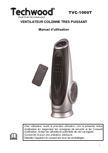 Mode d’emploi Techwood TVC-1000T Ventilateur