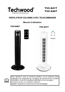 Mode d’emploi Techwood TVC-846T Ventilateur