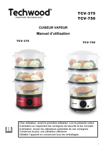 Mode d’emploi Techwood TCV-375 Cuiseur vapeur
