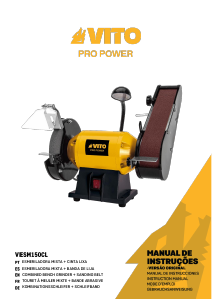 Manual de uso Vito VIESM150CL Amoladora de banco