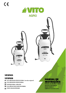 Manual de uso Vito VIPUPRO8 Pulverizador de jardín