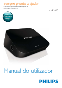 Manual Philips HMP2000 Leitor multimédia