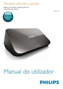 Manual Philips HMP7100 Leitor multimédia