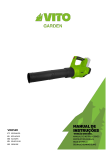 Manual de uso Vito VIBCS20 Soplador de hojas