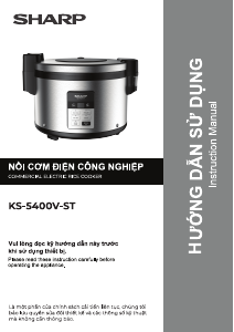 Handleiding Sharp KS-5400V-ST Rijstkoker