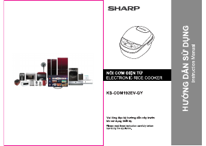 Handleiding Sharp KS-COM192EV-GY Rijstkoker
