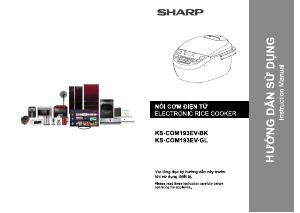 Handleiding Sharp KS-COM193EV-BK Rijstkoker
