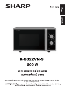 Hướng dẫn sử dụng Sharp R-G322VN-S Lò vi sóng
