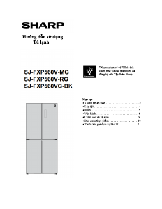 Hướng dẫn sử dụng Sharp SJ-FXP560V-RG Tủ đông lạnh