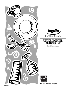 Manual Inglis IRD6710 Dishwasher
