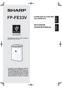 Hướng dẫn sử dụng Sharp FP-FE33V-B Máy lọc khí